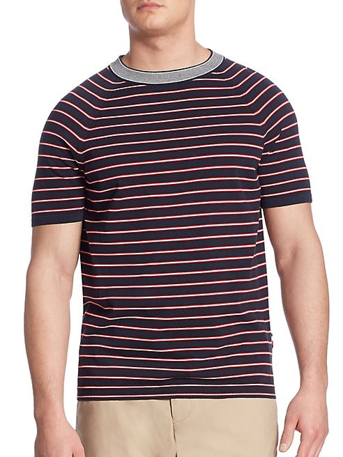 HILFIGER EDITION - Knitted Striped Tee