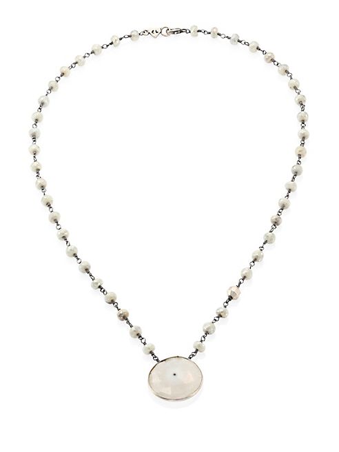 Chan Luu - Solar Quartz Short Pendant Necklace