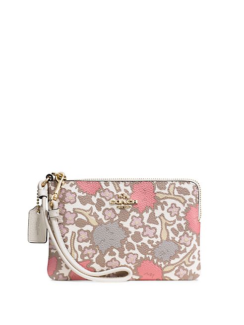 COACH - Yankee Floral-Print Wristlet