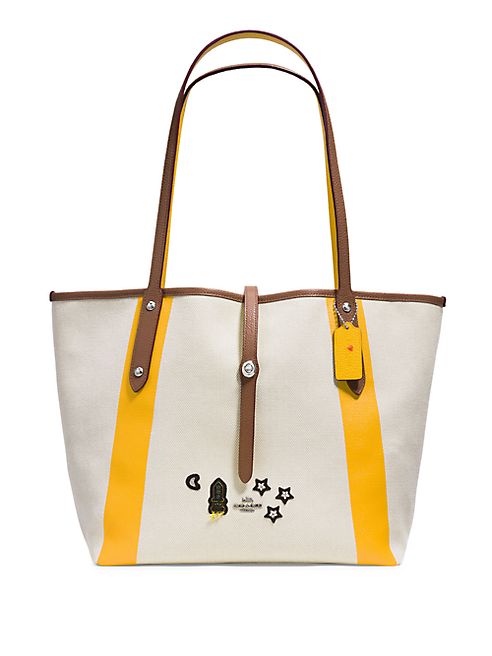 COACH - Space-Detail Canvas Market Tote