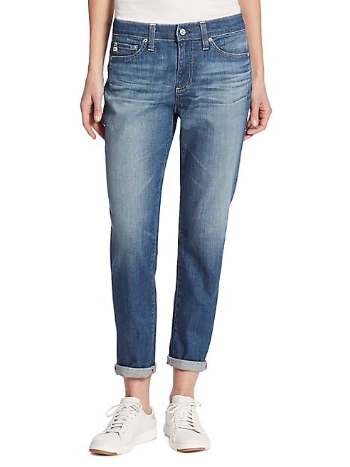 AG - Beau Rolled Slouchy Skinny Jeans