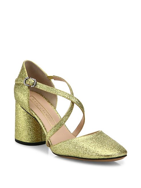 Marc Jacobs - Haven Glitter Crisscross Pumps