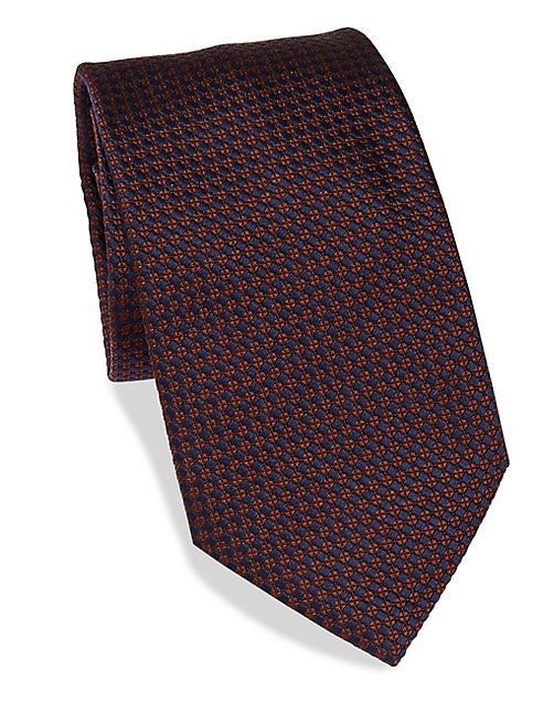 Ermenegildo Zegna - Two-Tonal Woven Silk Tie