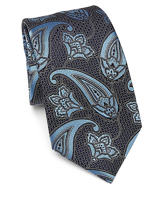 Ermenegildo Zegna - Trame Colorate Paisley  Silk Tie