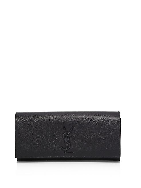 Saint Laurent - Kate Monogram Leather Clutch