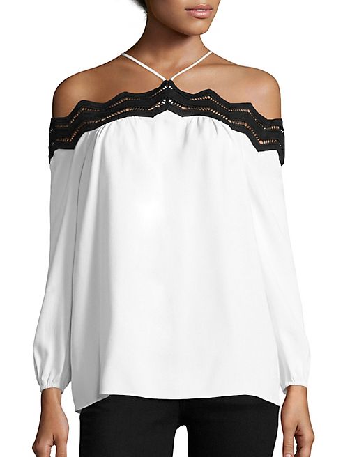 Ramy Brook - Sandy Suspended Lace Trim Top