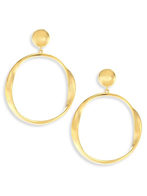 Kate Spade New York - Do The Twist Large Hoop Earrings