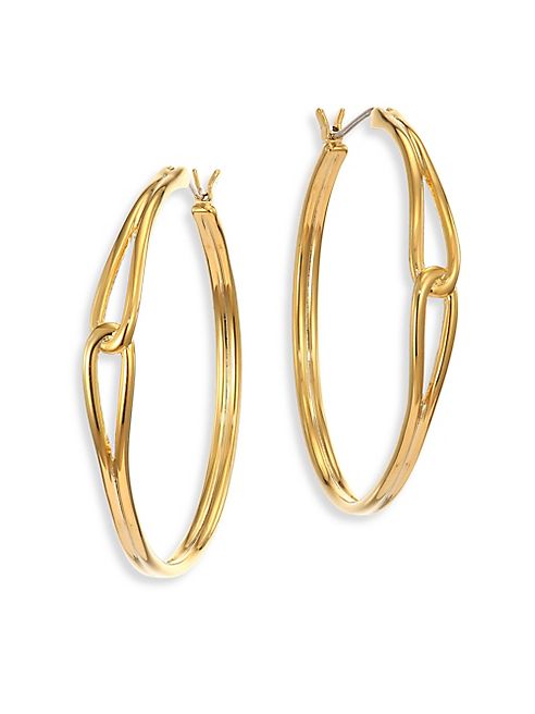 Kate Spade New York - Get Connected Large Hoop Earrings- 1.5in.