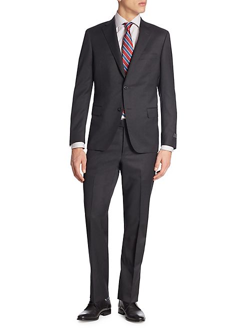 Saks Fifth Avenue Collection - Samuelsohn Classic-Fit  Wool Suit