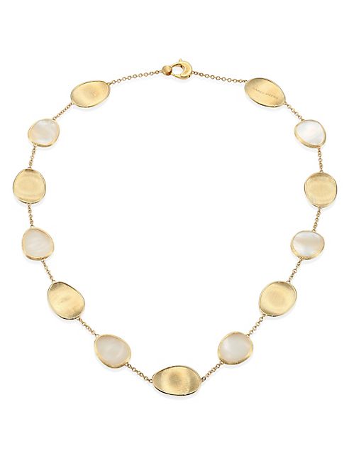 Marco Bicego - Lunaria Mother-Of-Pearl & 18K Yellow Gold Necklace