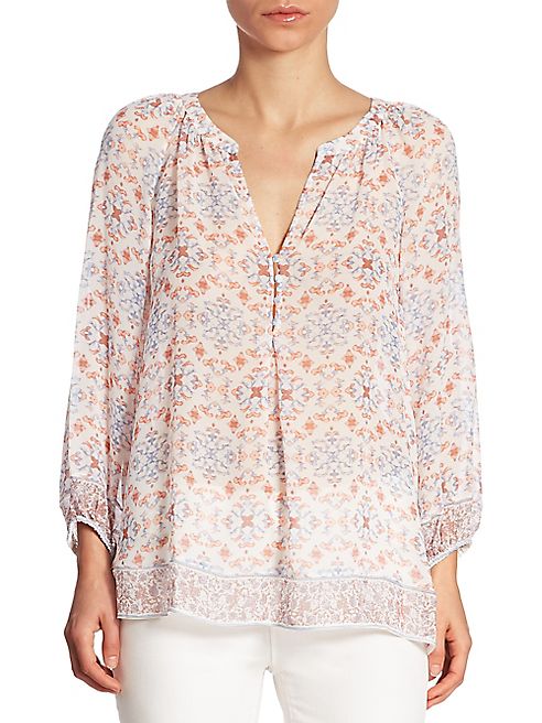 Joie - Gloria Printed Silk Blouse