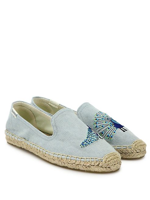 Soludos - Peacock Embroidered Espadrilles