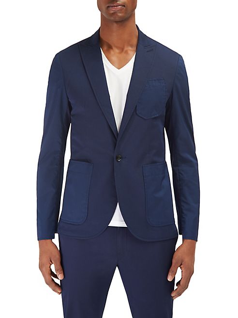 EFM-Engineered for Motion - Coastal Cotton-Blend Blazer