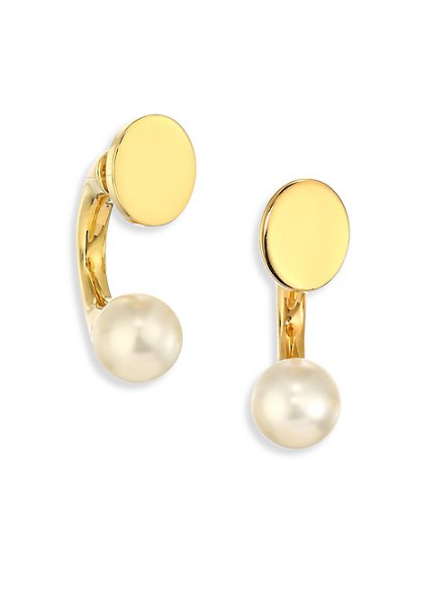 Chloé - Darcey Faux-Pearl Ear Jacket & Stud Earrings Set