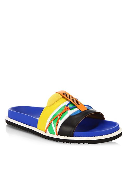 Moschino - Multicolored Leather Sandals