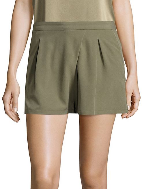 Halston Heritage - Faux Wrap Shorts