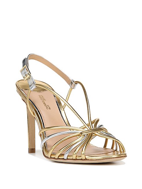 Diane von Furstenberg - Milena Leather High Heel Sandals