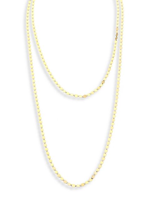 LANA JEWELRY - Bond 14K Yellow Gold Nude Wrap Necklace