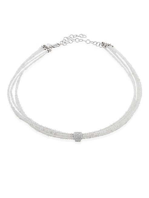 Meira T - Diamond & Corrundum Beaded Choker