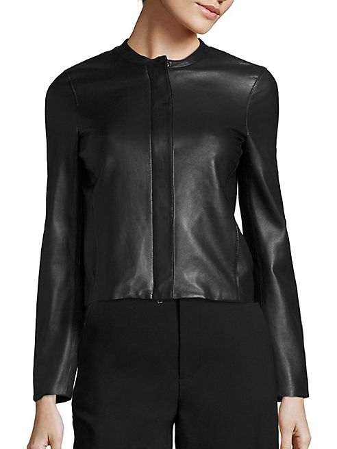 Vince - Textured Leather Jacket