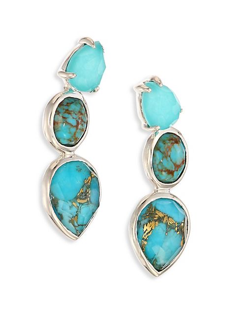 IPPOLITA - 925 Rock Candy Turquoise Drop Earrings