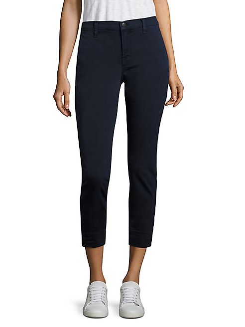 J BRAND - Josie Tapered Pants/Distressed Black Iris