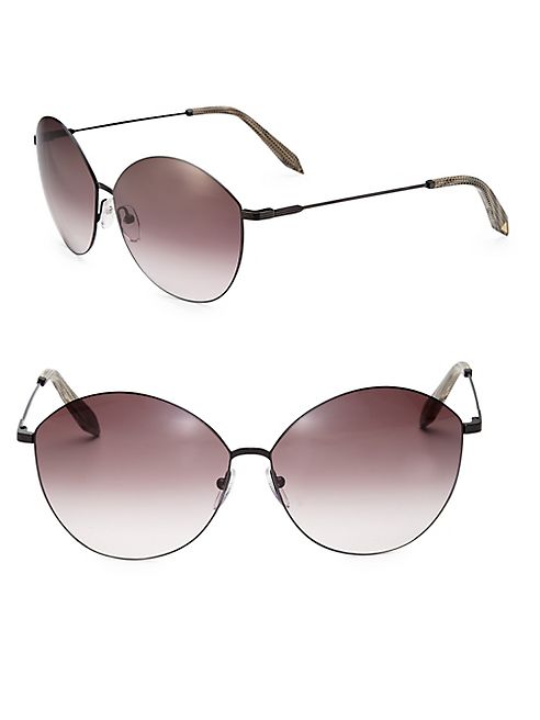 Victoria Beckham - Feather Kitten 58MM Cat Eye Sunglasses