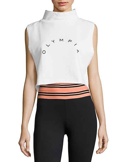 Olympia - Nemea Logo Cropped Top