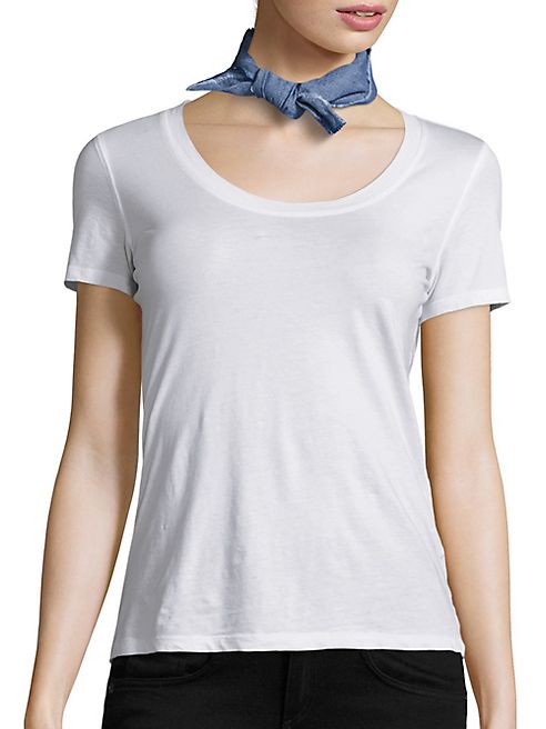 Donni Charm - Frayed Cotton Bandana