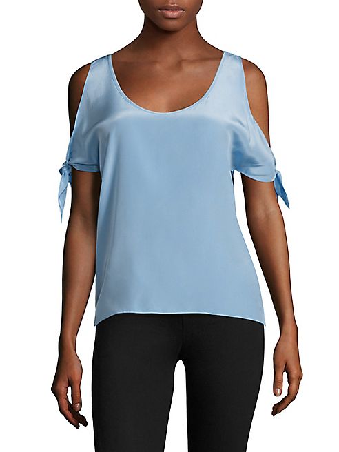 Bailey 44 - World Record Silk Cold-Shoulder Top