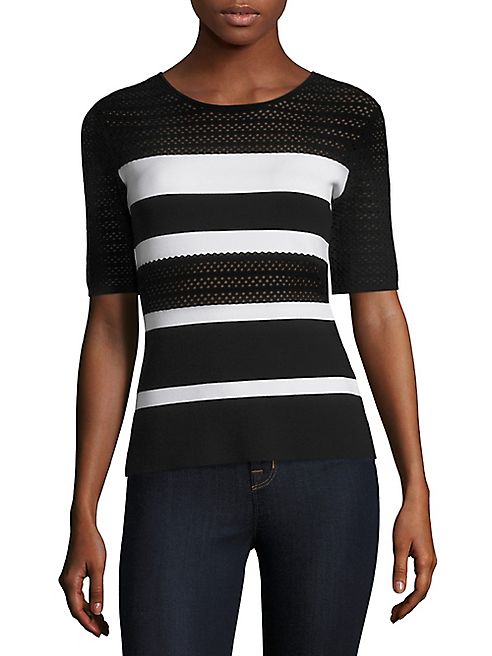 Bailey 44 - Staggered Start Stripe Sweater