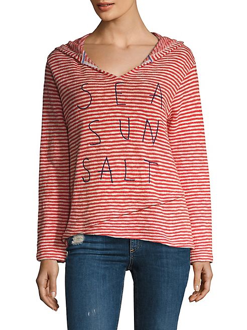 SUNDRY - Sea Sun Salt Striped Hoodie