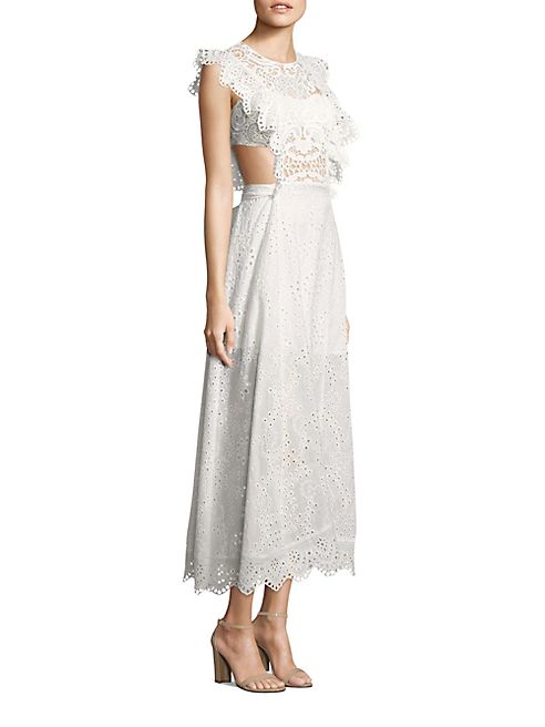 Nightcap Clothing - Eyelet Apron Gown