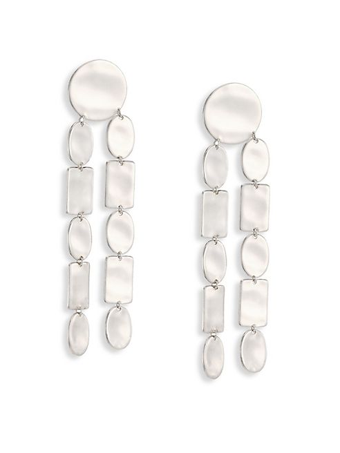 IPPOLITA - 925 Senso Oval & Round Double Linear Earrings