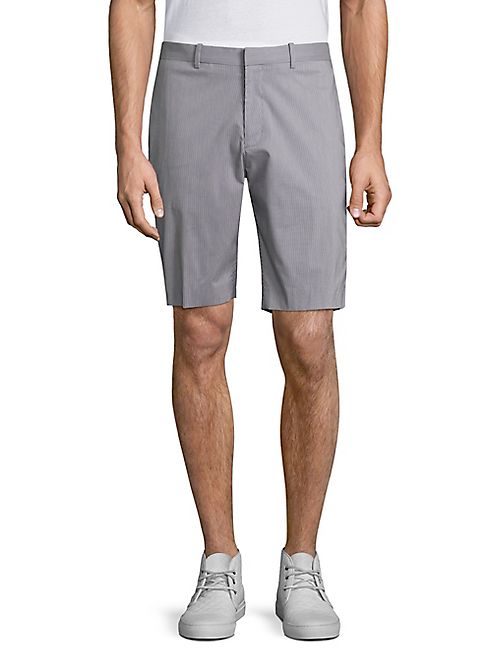 Theory - Regular-Fit Beck Striped Shorts