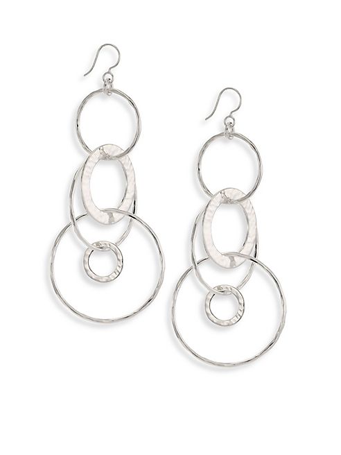 IPPOLITA - 925 Classico Large Mixed Links Jet Set Earrings