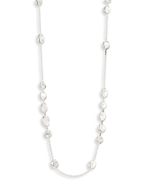 IPPOLITA - 925 Classico Mixed Shape Pebble Station Necklace/37