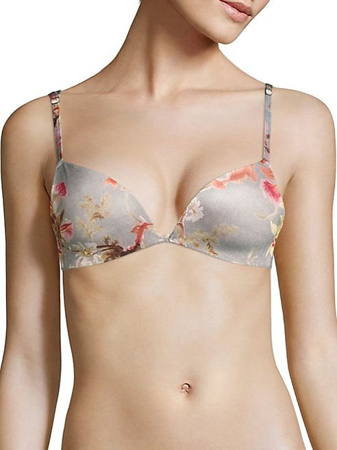 Zimmermann - Mercer Floral-Print Bikini Top