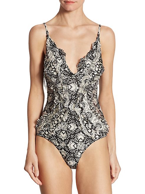 Zimmermann - One-Piece Divinity Ruffled Swimsuit