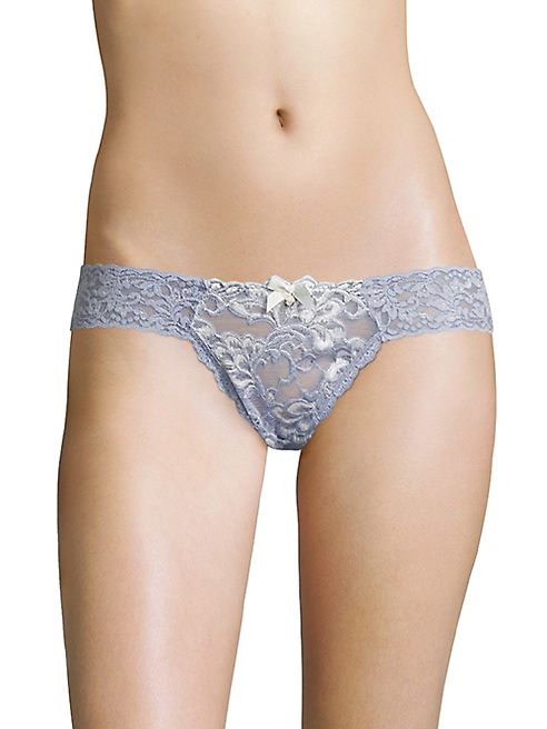 Hanky Panky - Porcelain Rose Diamond Thong