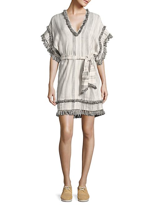 Zimmermann - Divinity Striped Short Dress