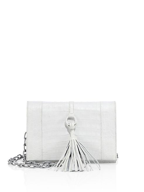 Nancy Gonzalez - Small Crocodile Leather Convertible Clutch