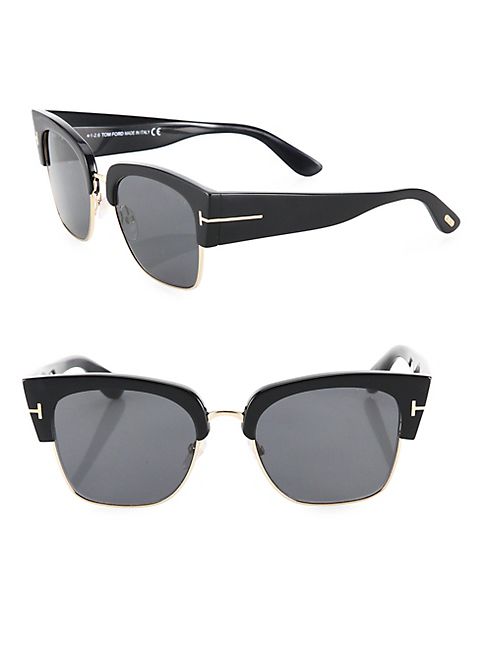 Tom Ford Eyewear - Dakota 55MM Soft Square Sunglasses