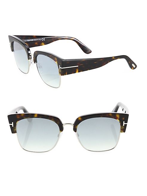 Tom Ford Eyewear - Dakota 55MM Soft Square Sunglasses