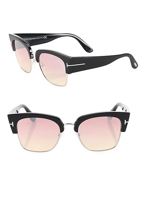 Tom Ford Eyewear - Dakota 55MM Soft Square Sunglasses