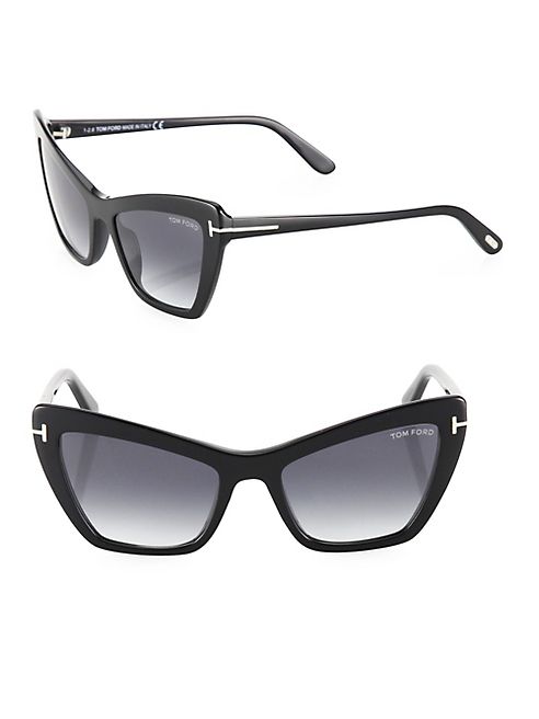 Tom Ford Eyewear - Valesca 55MM Cat Eye Sunglasses