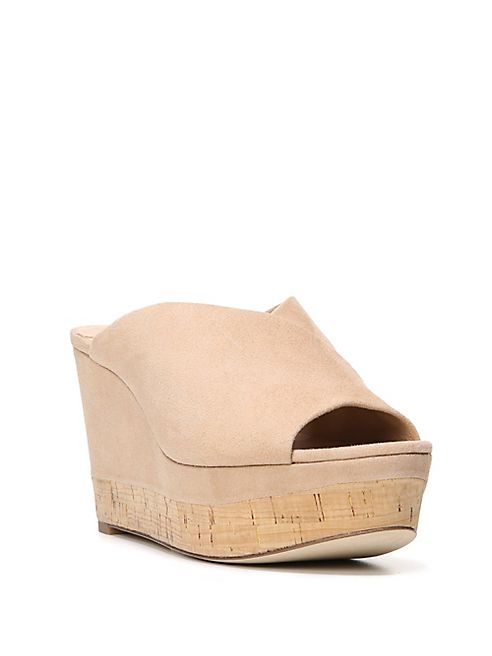 Diane von Furstenberg - Manila Suede Wedge Platform Sandals