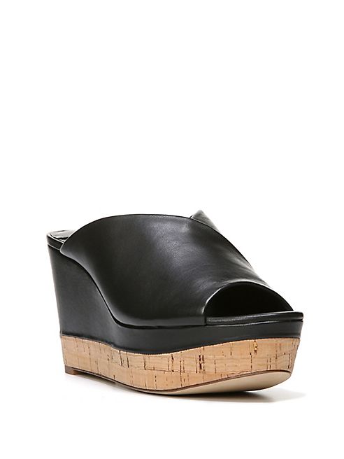 Diane von Furstenberg - Manila Leather Wedge Platform Sandals