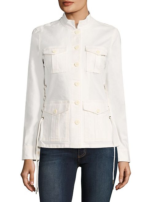 Tory Burch - Sargeant Pepper Lace-Up Army Jacket