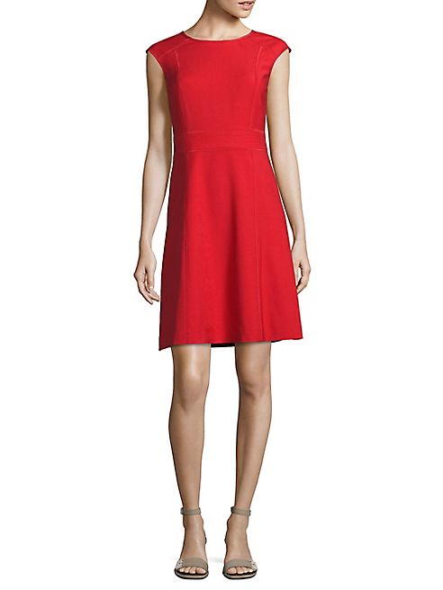 Tory Burch - Megan Wool-Blend A-Line Dress